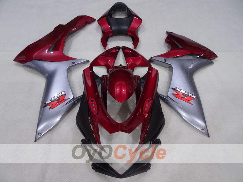 Carenado de inyección para GSX R750 11-26 - Rojo, Plata - Estilo de fábrica #OYO87905486 Imagen secundaria del producto