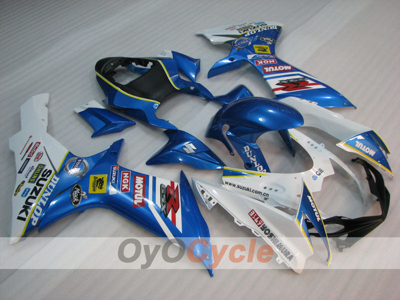 Kit de carenado por inyección para 11-26 GSX R600 - Azul, Blanco - MOTUL #OYO87905471 Imagen principal del producto