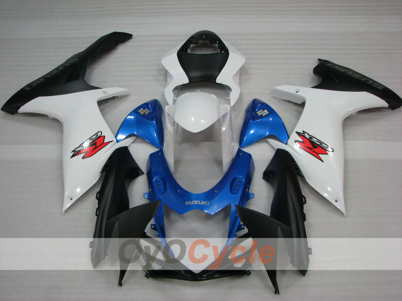 Kit de carenado por inyección para 11-26 GSX R600 - Azul, blanco, negro - Estilo de fábrica #OYO87905473 Imagen secundaria del producto