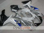 Kit de carenado por inyección para GSX R750 11-26 - Blanco, Plateado - Estilo de fábrica #OYO87905490