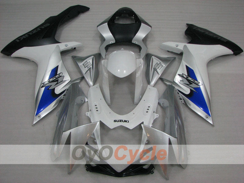 Kit de carenado por inyección para GSX R600 11-26 - Blanco, Plateado - Estilo de fábrica #OYO87905474 Imagen secundaria del producto