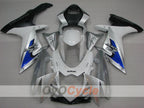 Kit de carenado por inyección para GSX R600 11-26 - Blanco, Plateado - Estilo de fábrica #OYO87905474