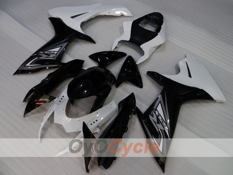Carenado de inyección para GSX R750 11-26 - Blanco, Negro - Estilo de fábrica #OYO87905491