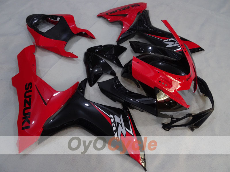 Kit de carenado por inyección para 11-26 GSX R600 - Rojo, Negro - Estilo de fábrica #OYO87905479 Imagen principal del producto