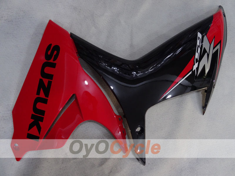 Kit de carenado por inyección para 11-26 GSX R600 - Rojo, Negro - Estilo de fábrica #OYO87905479