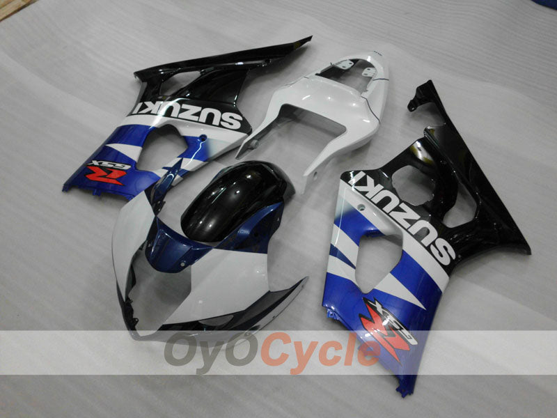 Kit de carenado por inyección para GSX R1000 03-04 - Azul, Blanco, Negro - Estilo de fábrica #OYO87905496 Imagen secundaria del producto