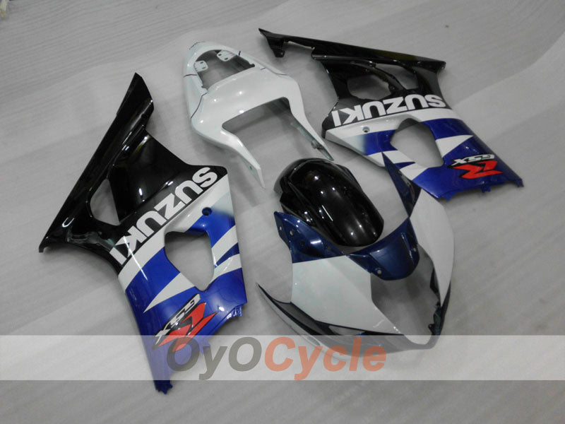 Kit de carenado por inyección para GSX R1000 03-04 - Azul, Blanco, Negro - Estilo de fábrica #OYO87905496 Imagen principal del producto