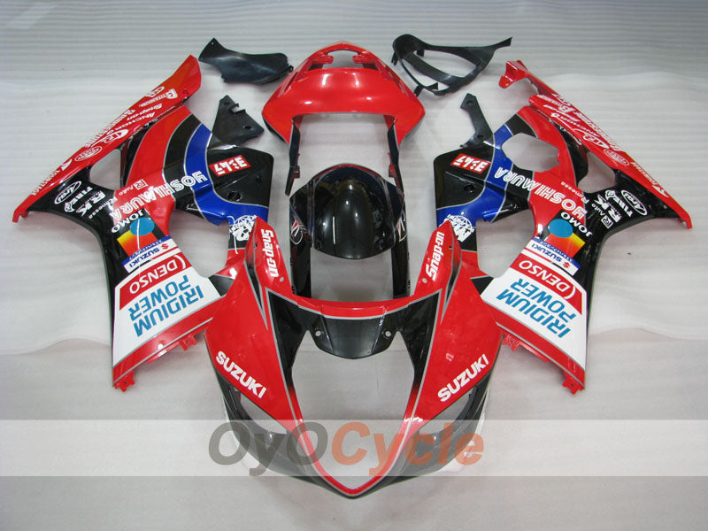 Kit de carenado por inyección para GSX R1000 03-04 - Rojo, Negro - YOSHIMURA #OYO87905497