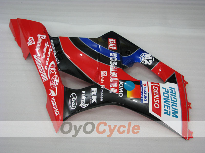 Kit de carenado por inyección para GSX R1000 03-04 - Rojo, Negro - YOSHIMURA #OYO87905497