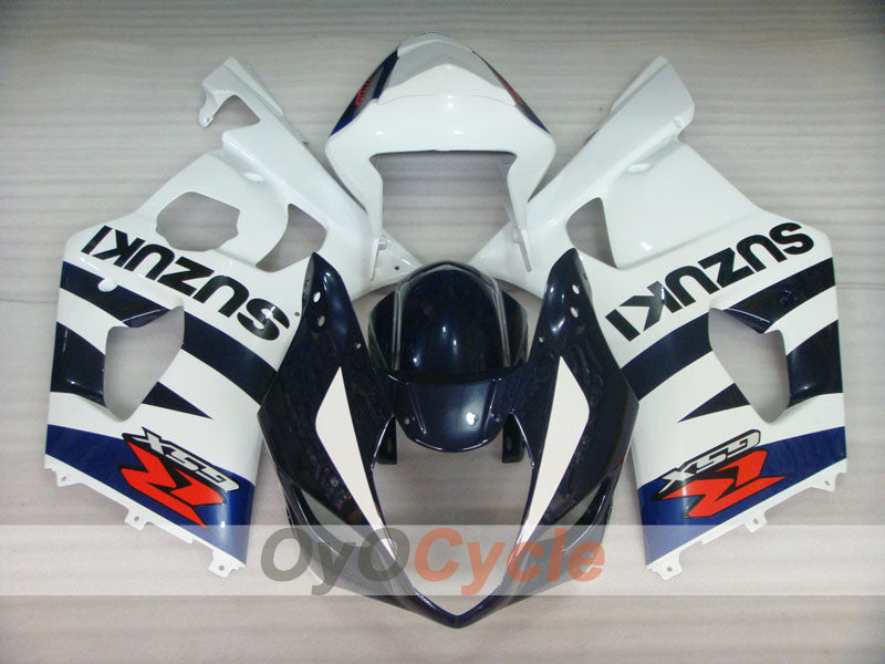 Kit de carenado por inyección para GSX R1000 03-04 - Azul, Blanco - Estilo de fábrica #OYO87905498 Imagen secundaria del producto