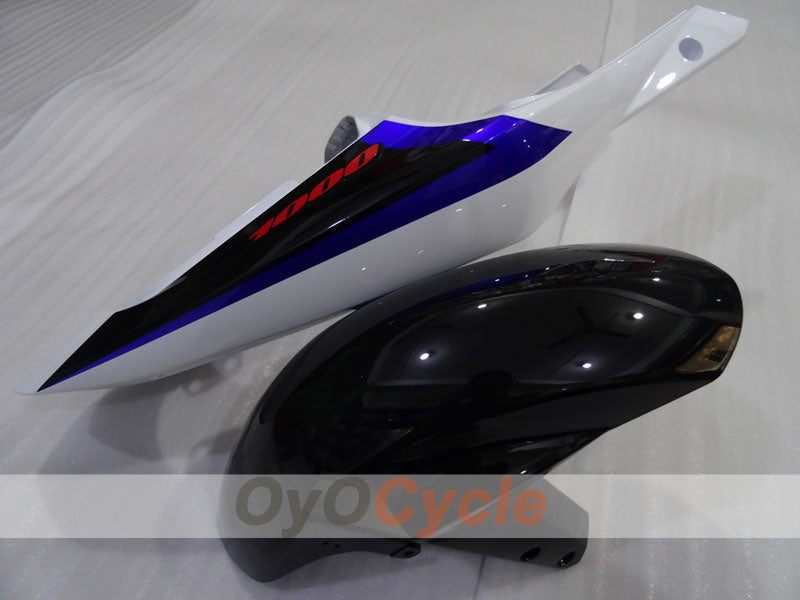 Carenado de inyección para GSX R1000 03-04 - Azul, Negro - Estilo de fábrica #OYO87905499