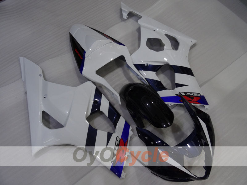 Carenado de inyección para GSX R1000 03-04 - Azul, Negro - Estilo de fábrica #OYO87905499