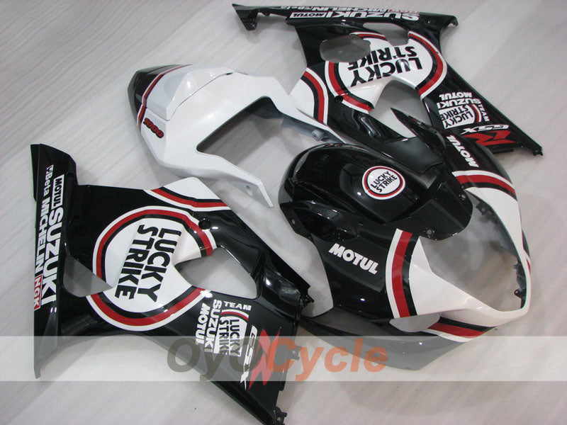 Kit de carenado por inyección para GSX R1000 03-04 - Rojo, Blanco, Negro - Lucky Strike #OYO87905500 Imagen secundaria del producto