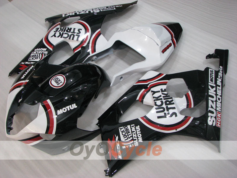 Kit de carenado por inyección para GSX R1000 03-04 - Rojo, Blanco, Negro - Lucky Strike #OYO87905500 Imagen principal del producto