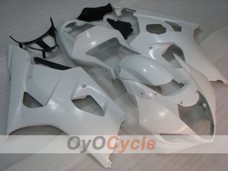 Kit de carenado por inyección para GSX R1000 03-04 - Blanco - Sin pegatinas/calcomanías, estilo de fábrica #OYO87905501 Imagen principal del producto
