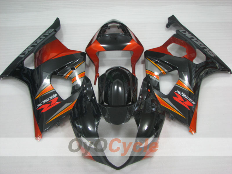 Carenado inyectado para GSX R1000 03-04 - Rojo, Negro - Estilo de fábrica #OYO87905502 Imagen secundaria del producto