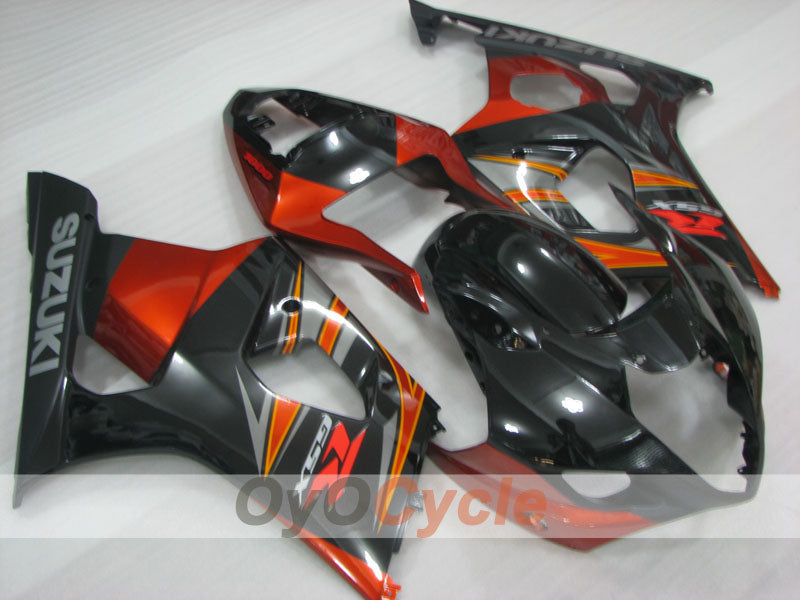 Carenado inyectado para GSX R1000 03-04 - Rojo, Negro - Estilo de fábrica #OYO87905502 Imagen principal del producto