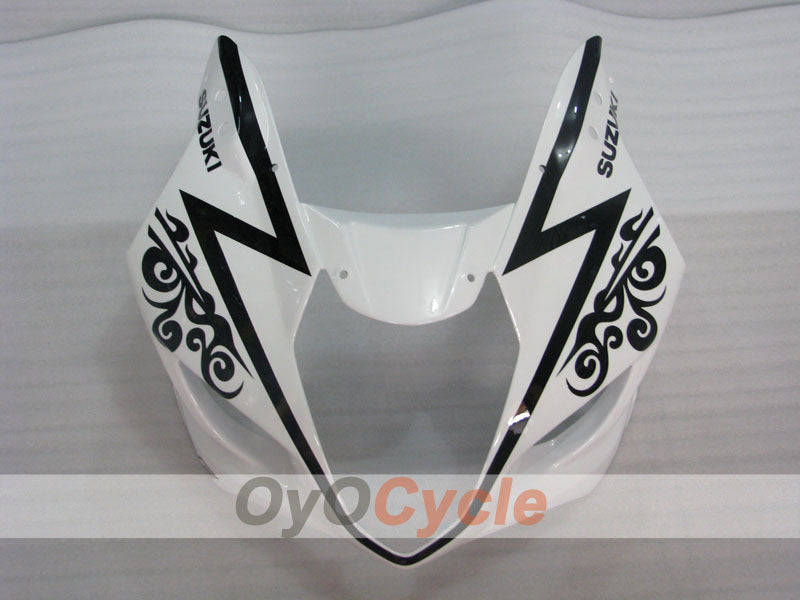 Kit de carenado por inyección para GSX R1000 03-04 - Blanco, Negro - Corona #OYO87905504