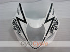 Kit de carenado por inyección para GSX R1000 03-04 - Blanco, Negro - Corona #OYO87905504