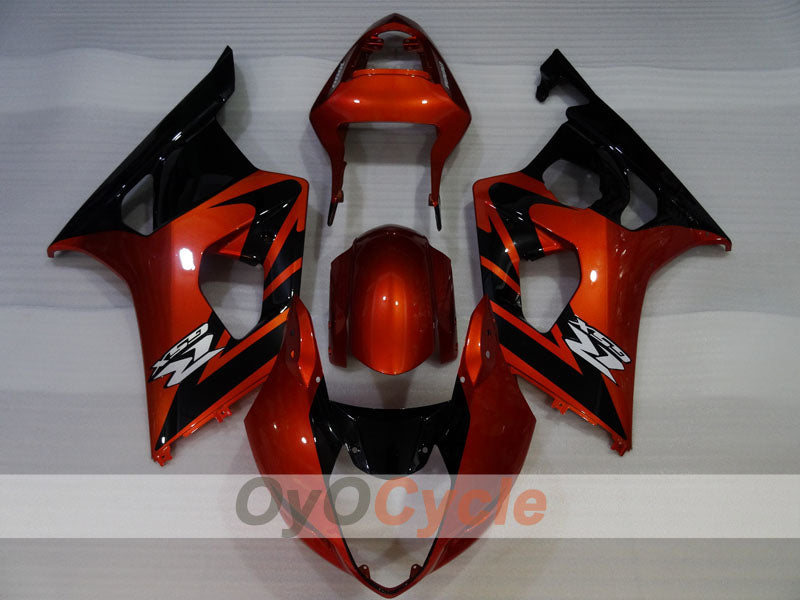 Kit de carenado por inyección para GSX R1000 03-04 - Naranja, Negro - Estilo de fábrica #OYO87905507 Imagen secundaria del producto