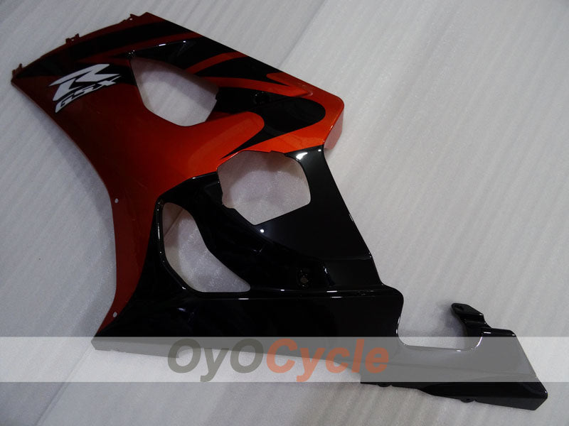 Kit de carenado por inyección para GSX R1000 03-04 - Naranja, Negro - Estilo de fábrica #OYO87905507