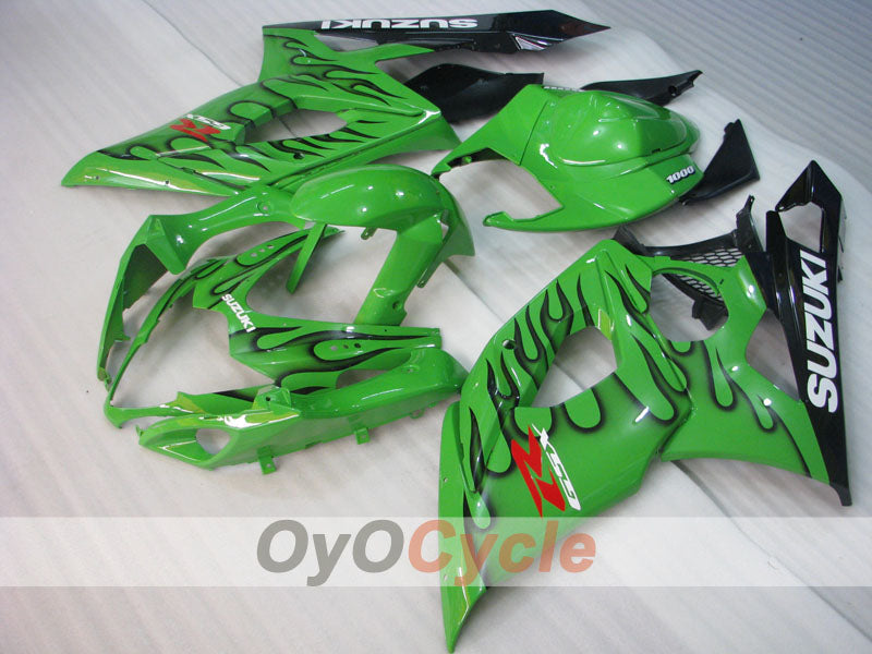 Carenado de inyección para GSX R1000 05-06 - Verde - Personalizar #OYO87905509 Imagen secundaria del producto