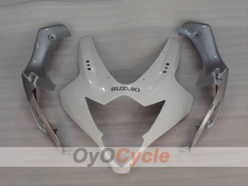 Carenado de inyección para GSX R1000 05-06 - Blanco, Plata - Estilo de fábrica #OYO87905510