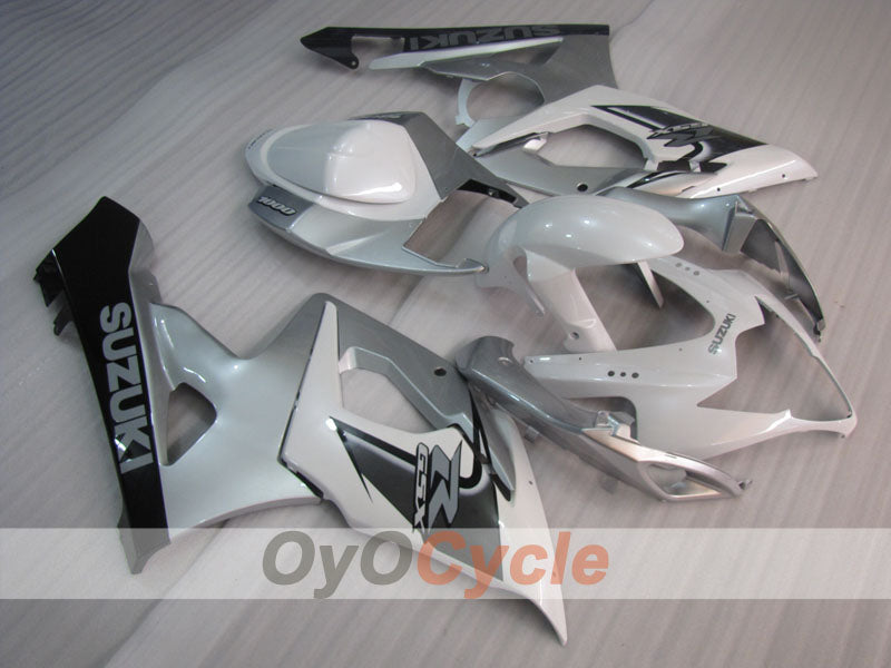 Carenado de inyección para GSX R1000 05-06 - Blanco, Plata - Estilo de fábrica #OYO87905510 Imagen principal del producto