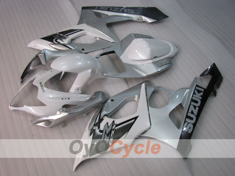 Carenado de inyección para GSX R1000 05-06 - Blanco, Plata - Estilo de fábrica #OYO87905510 Imagen secundaria del producto