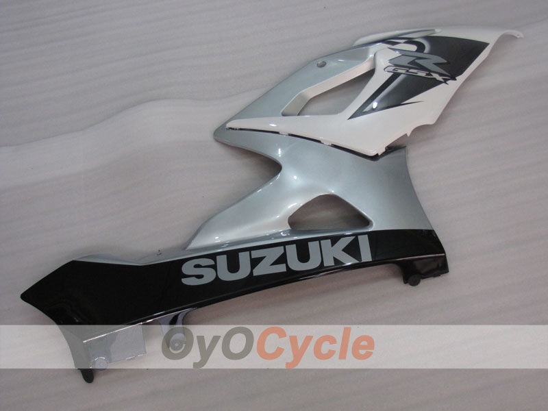 Carenado de inyección para GSX R1000 05-06 - Blanco, Plata - Estilo de fábrica #OYO87905510