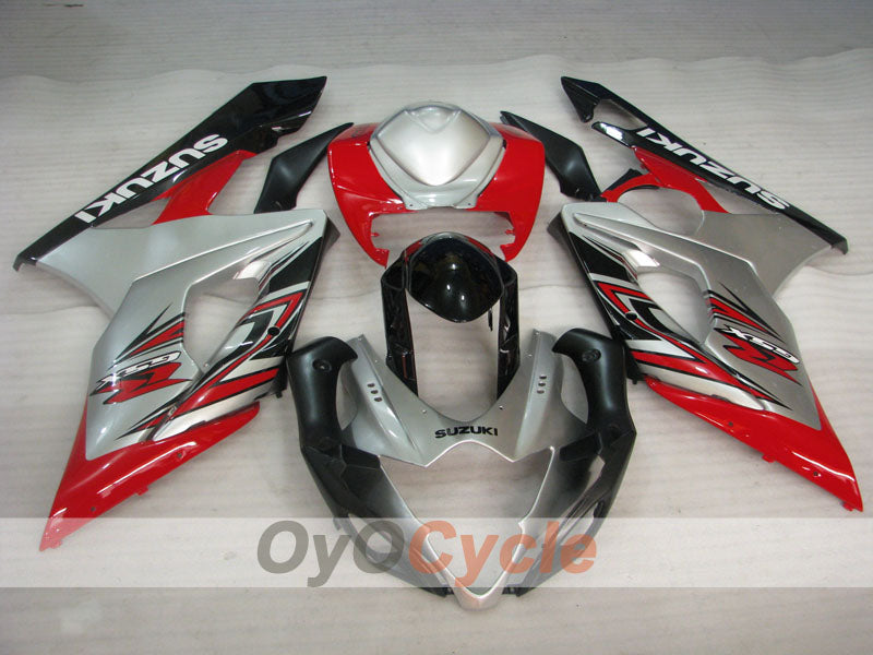 Kit de carenado por inyección para GSX R1000 05-06 - Rojo, Plateado - Estilo de fábrica #OYO87905511 Imagen secundaria del producto