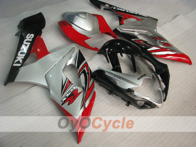 Kit de carenado por inyección para GSX R1000 05-06 - Rojo, Plateado - Estilo de fábrica #OYO87905511 Imagen principal del producto