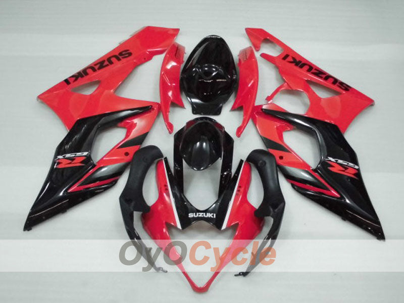 Carenado de inyección para GSX R1000 05-06 - Rojo, Negro - Estilo de fábrica #OYO87905514 Imagen secundaria del producto