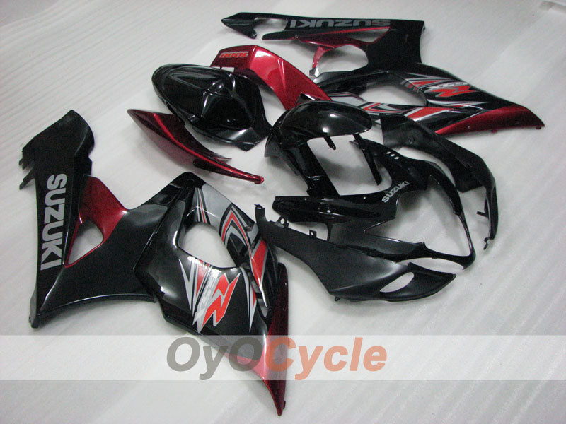 Kit de carenado de inyección para GSX R1000 05-06 - Rojo, Negro - Estilo de fábrica #OYO87905515 Imagen secundaria del producto