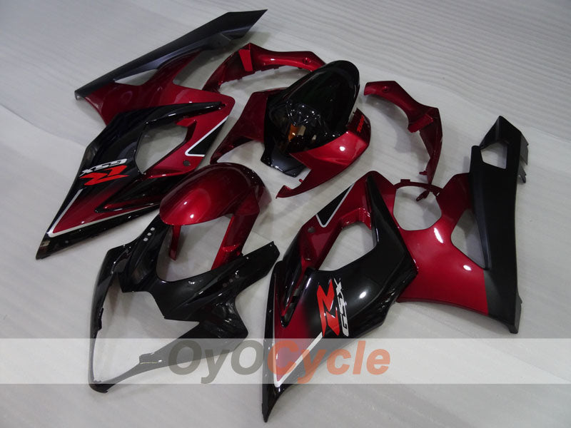Kit de carenado por inyección para GSX R1000 05-06 - Rojo, Negro - Estilo de fábrica #OYO87905516 Imagen secundaria del producto