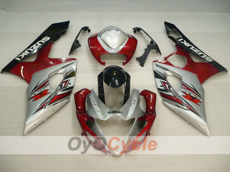 Kit de carenado por inyección para GSX R1000 del 05-06 - Rojo, Plata - Estilo de fábrica #OYO87905518 Imagen secundaria del producto