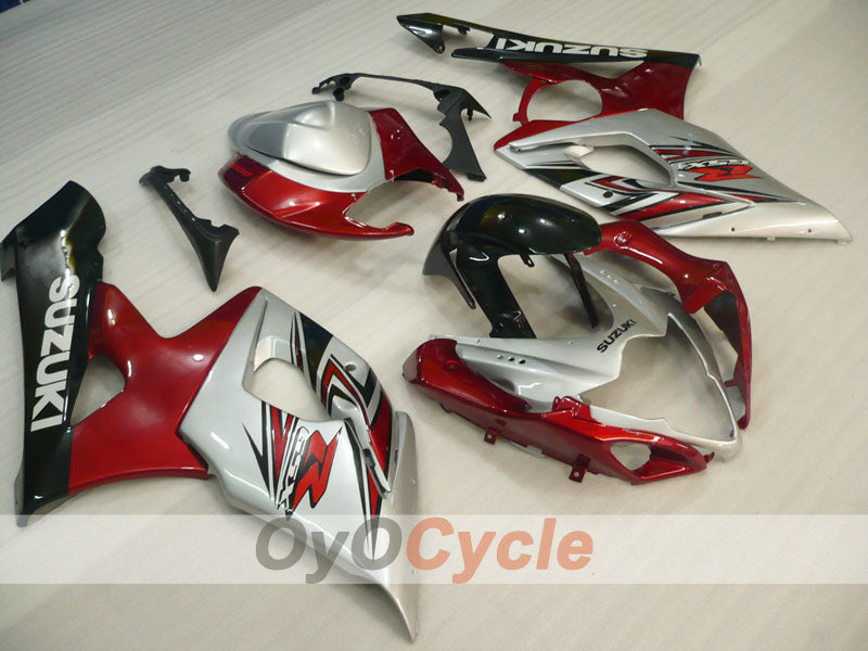 Kit de carenado por inyección para GSX R1000 del 05-06 - Rojo, Plata - Estilo de fábrica #OYO87905518 Imagen principal del producto