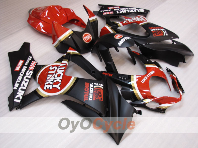 Kit de carenado por inyección para GSX R1000 07-08 - Rojo, Negro - Lucky Strike #OYO87905519 Imagen secundaria del producto