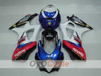Carenado de inyección para GSX R1000 07-08 - Azul, Blanco - Rockstar #OYO87905520