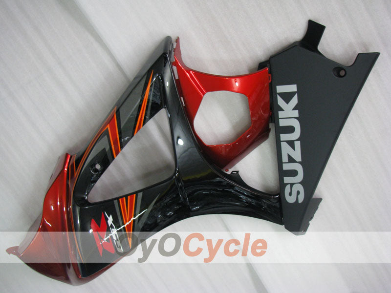 Kit de carenado por inyección para GSX R1000 07-08 - Rojo, Negro - Estilo de fábrica #OYO87905521