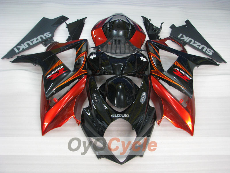 Kit de carenado por inyección para GSX R1000 07-08 - Rojo, Negro - Estilo de fábrica #OYO87905521 Imagen secundaria del producto