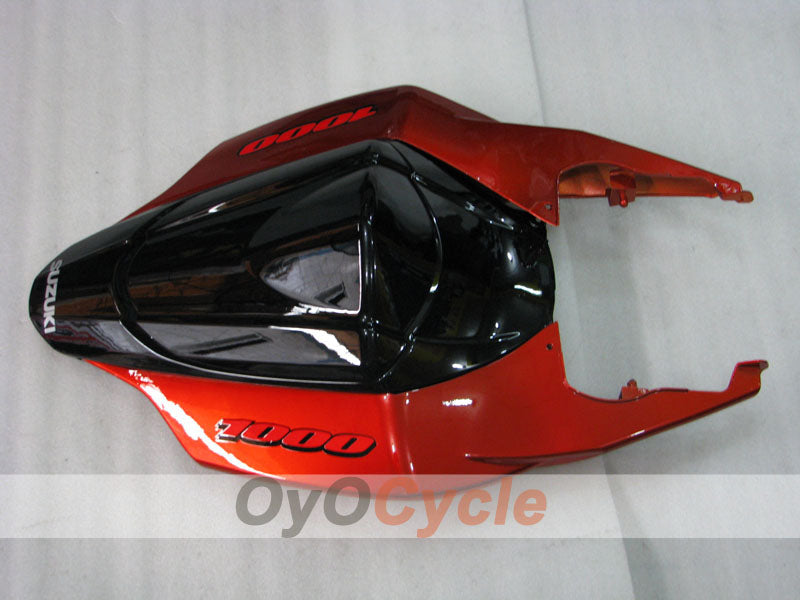 Kit de carenado por inyección para GSX R1000 07-08 - Rojo, Negro - Estilo de fábrica #OYO87905521