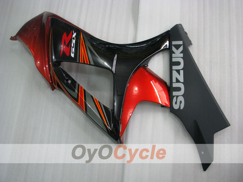 Kit de carenado por inyección para GSX R1000 07-08 - Rojo, Negro - Estilo de fábrica #OYO87905521