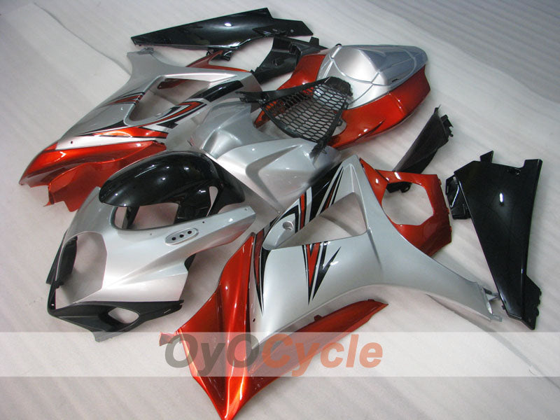 Carenado de inyección para GSX R1000 07-08 - Naranja, Plata - Estilo de fábrica #OYO87905522 Imagen secundaria del producto