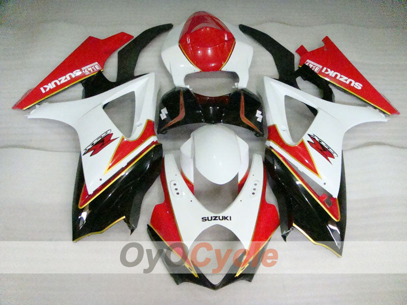 Carenado de inyección para GSX R1000 07-08 - Rojo, Blanco, Negro - Estilo de fábrica #OYO87905524 Imagen secundaria del producto
