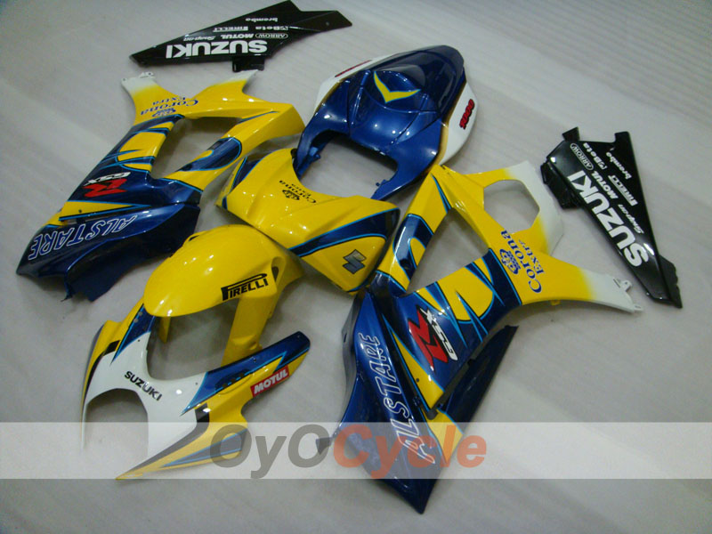 Kit de carenado por inyección para GSX R1000 07-08 - Rojo, Azul - Corona #OYO87905525