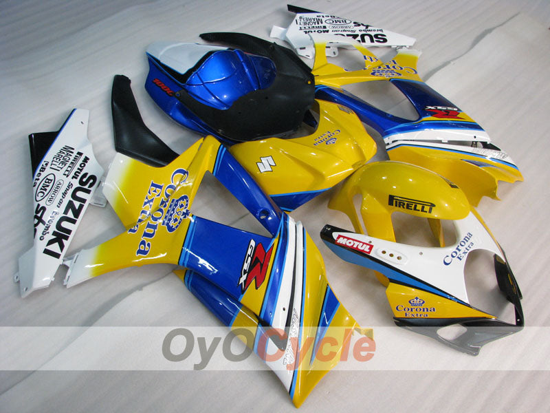 Kit de carenado de inyección para GSX R1000 07-08 - Rojo, Azul - Corona #OYO87905526