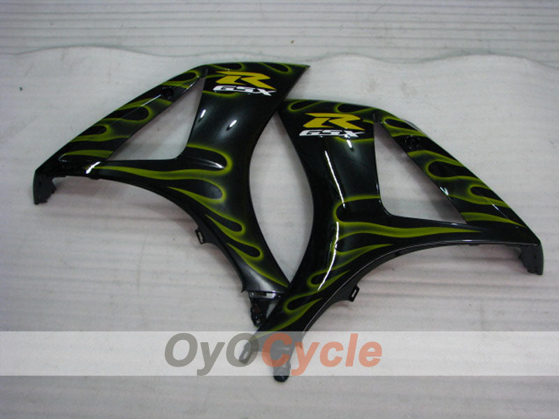 Carenado moldeado por inyección para GSX R1000 07-08 - Amarillo, Negro - Llama #OYO87905527