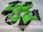 Kit de carenado por inyección para GSX R1000 07-08 - Verde, Negro, Mate - Estilo de fábrica #OYO87905529