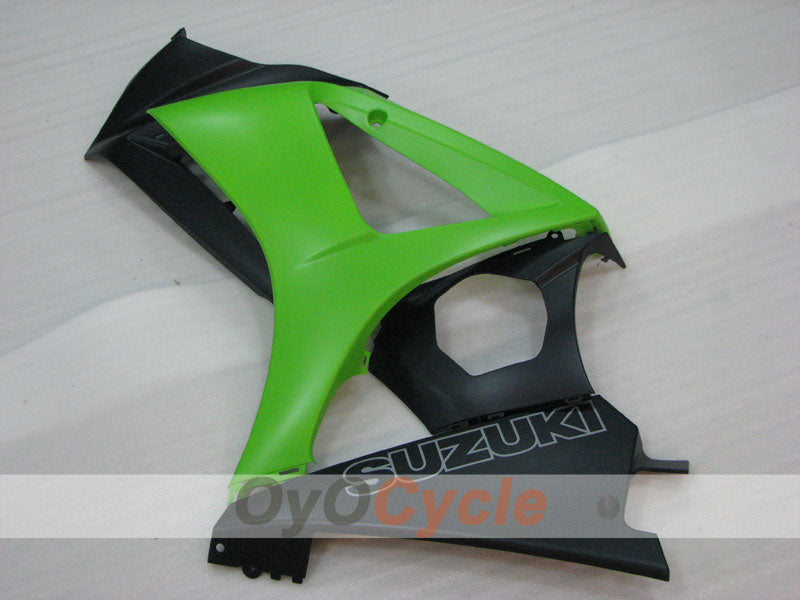 Kit de carenado por inyección para GSX R1000 07-08 - Verde, Negro, Mate - Estilo de fábrica #OYO87905529